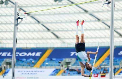 Armand Duplantis competing at the Silesia Diamond League meet — Wojtek RADWANSKI / AFP