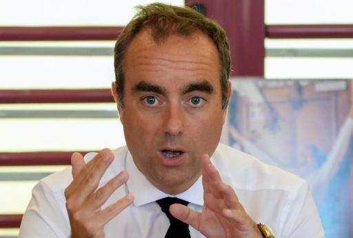 Le Premier ministre Sébastien Lecornu le 27 août 2026 à Mamoudzou, à Mayotte — Marine Gachet / AFP