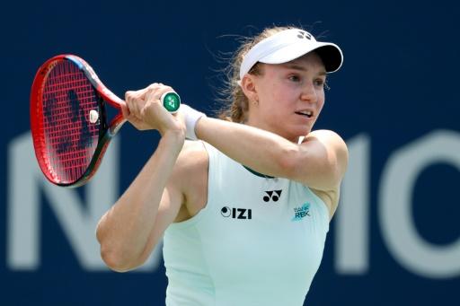World number two Elena Rybakina is in a race for fitness as the US Open approaches — MATTHEW STOCKMAN
