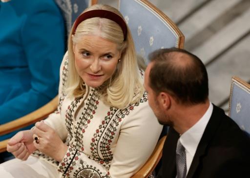 Mette-Marit se vio recientemente envuelta en un escándalo por sus relaciones pasadas con Jeffrey Epstein — Odd ANDERSEN / AFP