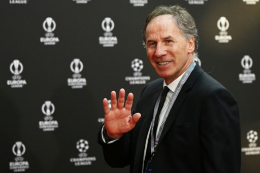 Franco Baresi labelled the greatest of defenders by Diego Maradona — OZAN KOSE / AFP