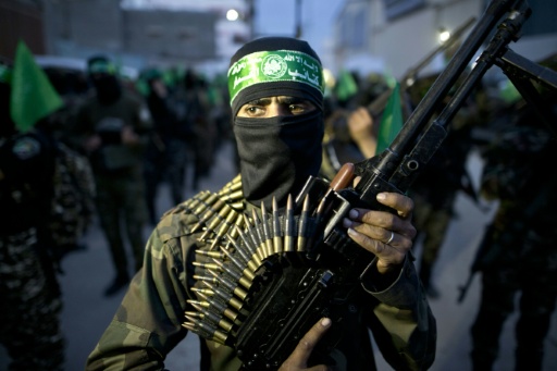 Un combattant du Hamas en 2026 à Gaza — MAHMUD HAMS / AFP