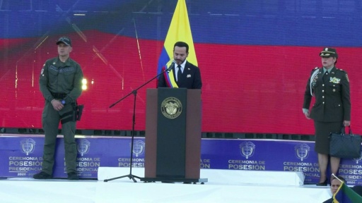 El nuevo presidente de Colombia promete "derrotar sin tregua al narcoterrorismo"