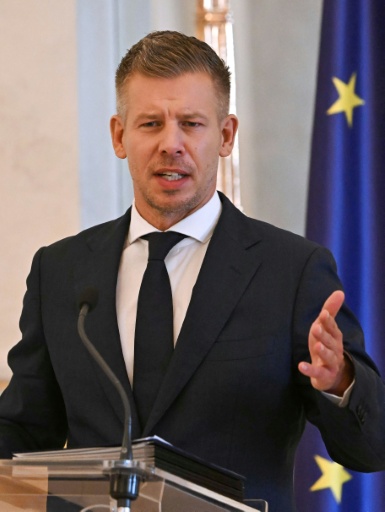 Hungary's new pro-European Prime Minister Peter Magyar — Attila KISBENEDEK / AFP