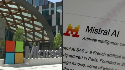 Microsoft assina acordo de IA com Mistral para usar sua infraestrutura na Europa