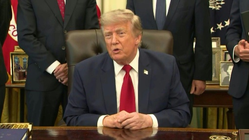 El presidente estadounidense Donald Trump en la Casa Blanca, el 13 de julio de 2026 — AFP
