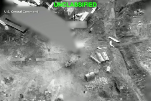 Una imagen obtenida el 23 de julio de 2026 de un vídeo que el Comando Central de EEUU asegura corresponde a fuerzas estadounidenses lanzando ataques de precisión contra Irán — - / AFP