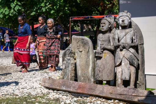 Funeral tradicional de un noble en Waingapu, gran ciudad portuaria de la isla de Sumba, el 26 de junio de 2026 — BAY ISMOYO / AFP