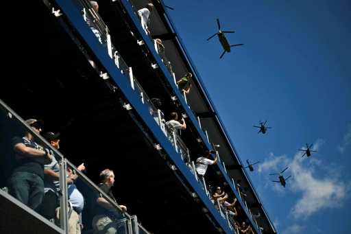 Course d'indycar à Washington pour les 250 ans des Etats-Unis, le 23 août 2026 — Kent NISHIMURA / AFP