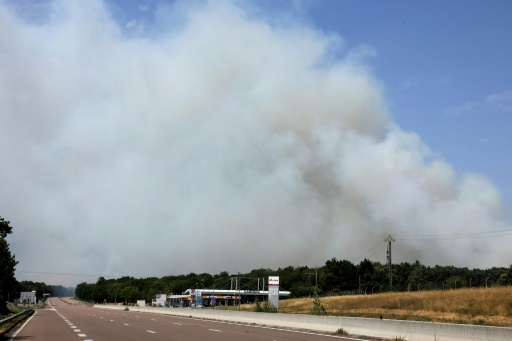 There have been vast plumes of smoke