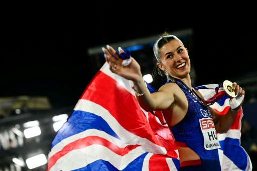 British sprinter Hunt chasing three more golds after winning 100m