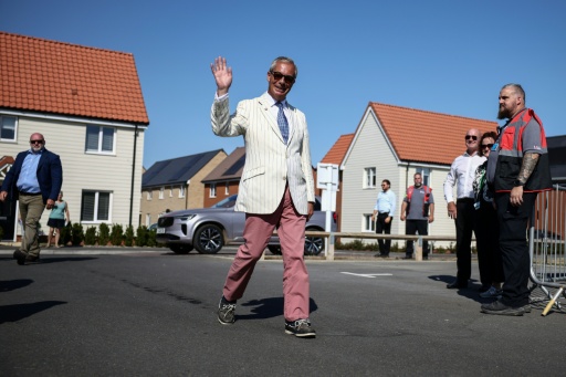 Reform UK leader Nigel Farage won the by-election with 63 percent of the vote — Henry NICHOLLS / AFP