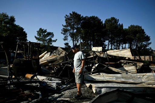 'We'll have to restart from scratch," said hardware store owner Francois Maubourguet — Philippe Lopez / AFP