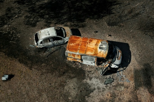 The fire ravaged parts of Biscarrosse in southwest France — Philippe Lopez / AFP