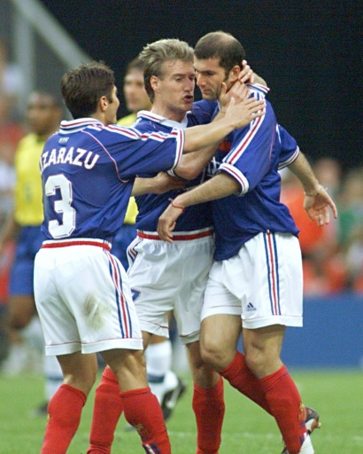 France beat Brazil to win their first World Cup in 1998 — PATRICK HERTZOG / AFP