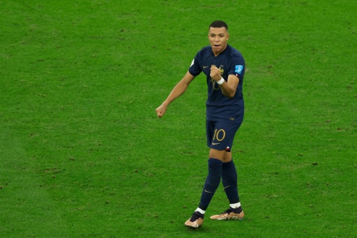 Kylian Mbappe scored a hat-trick in the 2022 World Cup final — Odd ANDERSEN / AFP