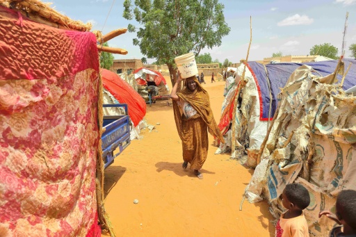 Dans un camp de réfugiés à proximité de la ville d'El-Obeid, au Soudan, le 29 juin 2026