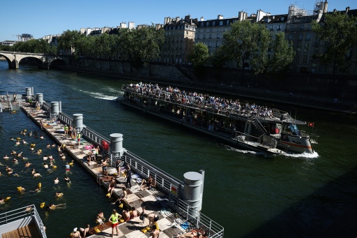Water at the swimming sites is tested daily