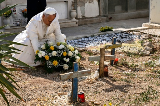 The pope visited the 'Door of Europe', a nod to the island's status as a port of call for migrants