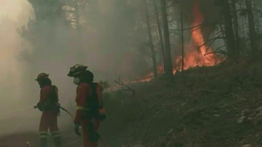 Incêndio ao norte de Madri é 'o mais complexo' da história recente da Espanha — Ignacio OLVEIRA, Rafael AMORIM / AFP