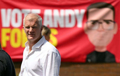 El diputado laborista Al Carns en Ashton-in-Makerfield, en el noroeste de Inglaterra, el 18 de junio de 2026
