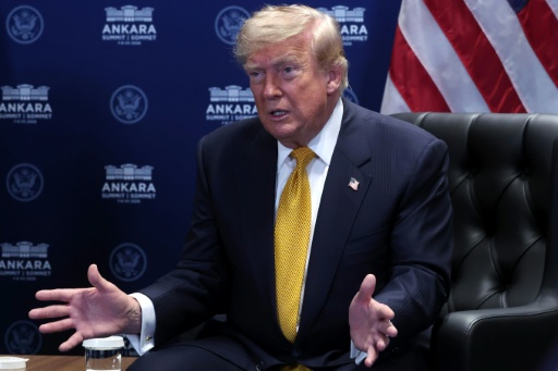 El presidente estadounidense Donald Trump durante una reunión con el secretario general de la OTAN, Mark Rutte, al margen de la cumbre de la OTAN en Ankara, el 8 de julio de 2026 en Turquía.