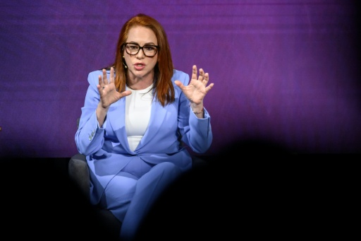 Maria Fernanda Espinosa is the former foreign minister of Ecuador — Fabrice COFFRINI / AFP
