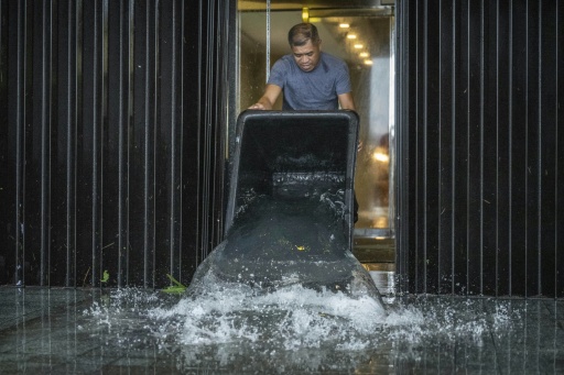 The National Weather Service (NWS) said that winds of 50-80 mph and gusts of 100 mph were expected to batter Guam throughout late afternoon