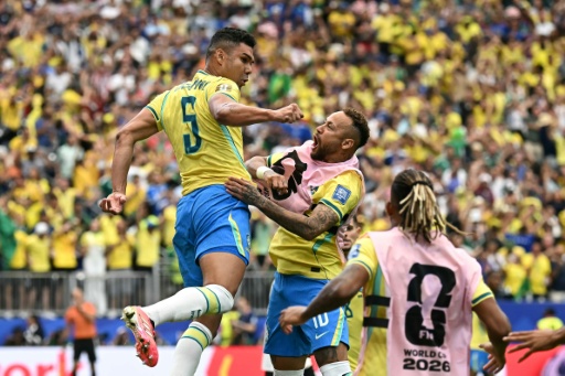 Havaianas, camiseta verdeamarela y cerveza en mano: la "torcida" ríe y sufre en EEUU