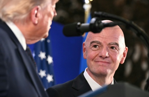 Trump llamó personalmente a Infantino para pedirle que revisara la suspensión a Folarin Balogun — Mandel NGAN / AFP