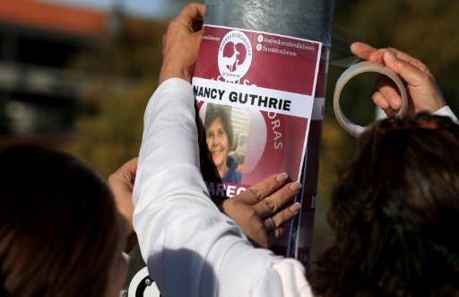 Nancy Guthrie is believed to have disappeared in the early hours of February 1 — JOE RAEDLE