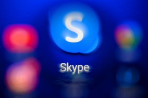 Skype quickly became a global phenomenon, gaining 50 million registered users in two years — Kirill KUDRYAVTSEV / AFP
