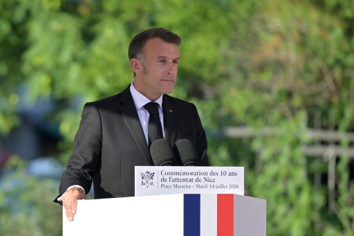 Macron gedenkt am zehnten Jahrestag des Lkw-Anschlags in Nizza der 86 Toten
