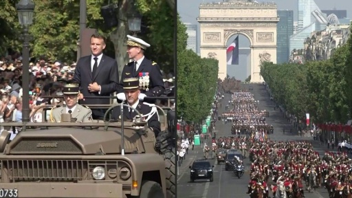 França celebra festa nacional com um desfile em homenagem à Ucrânia e aos europeus