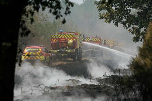 Farmers help battle French forest inferno before new heatwave