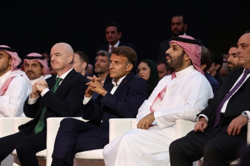 President of FIFA Gianni Infantino was in attendance — Teresa SUAREZ / AFP