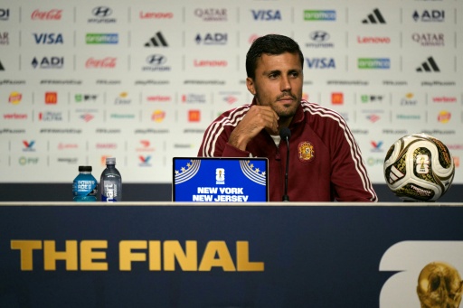 Finale du Mondial: "nous devons avoir plus envie de gagner que peur de perdre" dit l'Espagnol Rodri