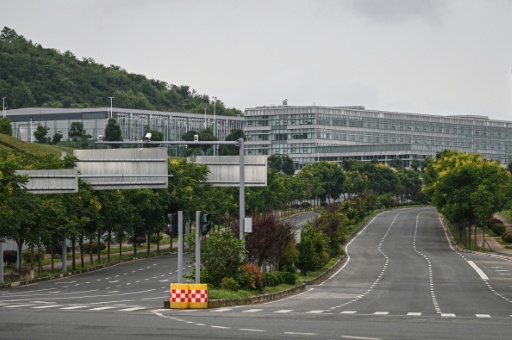 El centro de datos de la empresa tecnológica china Tencent en la Nueva Área de Guian, en Guiyang — Jade GAO / AFP