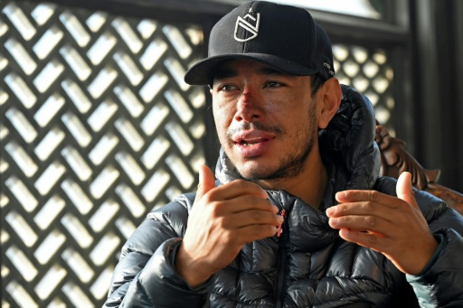 Renowned climber Nirmal Purja was leading nine other climbers on Broad Peak when the avalanche struck — Aamir QURESHI / AFP