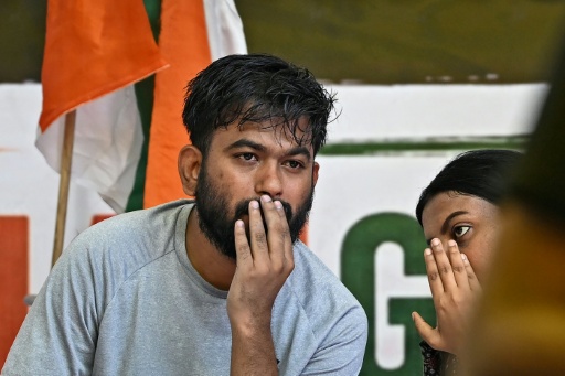 The founder of satirical Cockroach Janta Party (CJP) online movement, Abhijeet Dipke, announced on Saturday an indefinite hunger strike after Wangchuk was moved to the hospital — Sajjad HUSSAIN / AFP