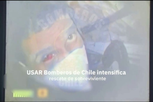 Una imagen obtenida el 2 de julio de 2026 del guarda de seguridad de 43 años Hernán Gil, atrapado entre los escombros en Catia La Mar desde los dos terremotos que golpearon Venezuela