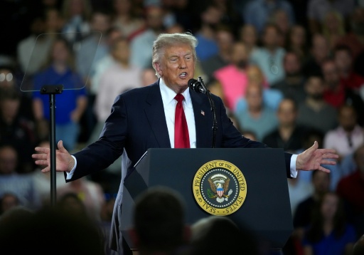 Le président américain Donald Trump s'exprime au centre d'essais de General Motors à Milford, dans le Michigan, le 27 juillet 2026 — Andrew Harnik