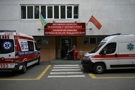24 hours in a Ukrainian hospital, buckling under the toll of war