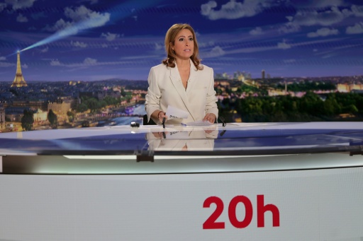 French journalist Lea Salame will have to step aside as presenter of the main evening news show — Ludovic MARIN / AFP