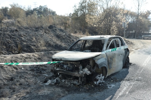 Los desalojados por los incendios cerca de Madrid temen un "desastre" natural