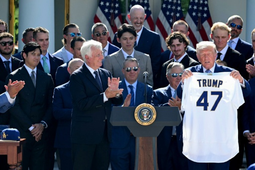 Trotz wütender Fans: Dodgers besuchen Trump im Weißen Haus