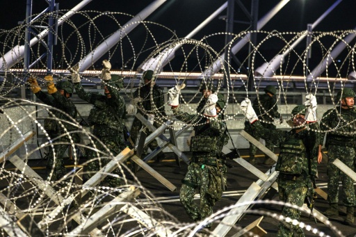 Les manoeuvres militaires annuelles de Taïwan ont débuté le 5 août, pour préparer l'île à une éventuelle invasion chinoise — I-Hwa CHENG / AFP