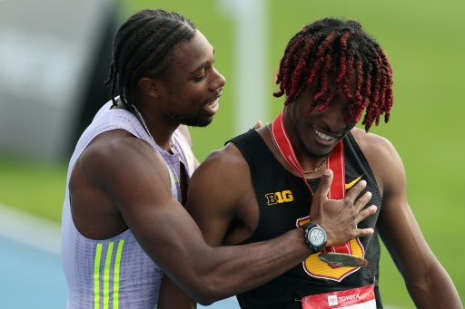 Lyles 'fine' after failing to finish 200m at US championships