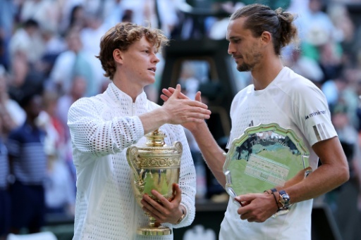 Zverev second in ATP rankings behind Sinner after Wimbledon