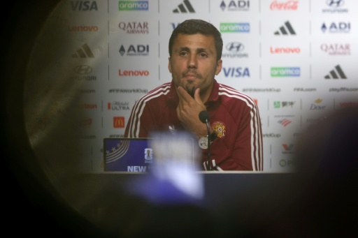 Spain captain Rodri speaks to the press — Lars Baron